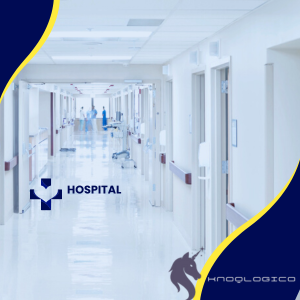 Blue Modern Hospital Instagram Post (300 × 300 px)